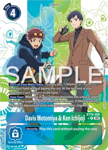 Davis Motomiya & Ken Ichijoji (Alternate Art), Beginning Observer BT16-085 R