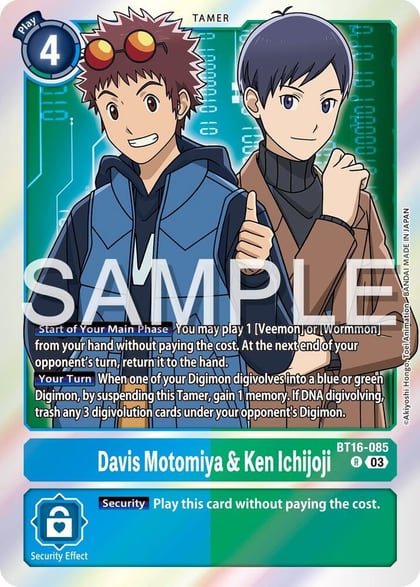 Davis Motomiya & Ken Ichijoji, Beginning Observer BT16-085 R