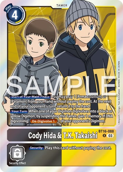Cody Hida & T.K. Takaishi, Beginning Observer BT16-088 R