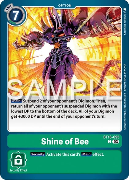 Shine of Bee, Beginning Observer BT16-095 C