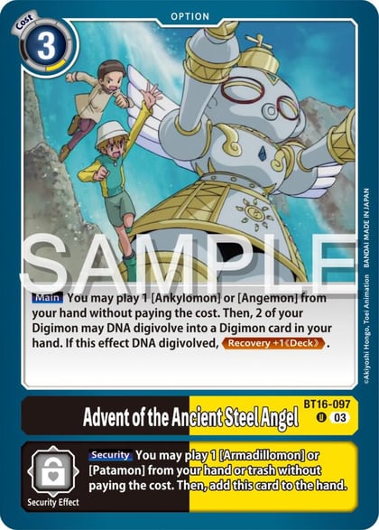 Advent of the Ancient Steel Angel, Beginning Observer BT16-097 U