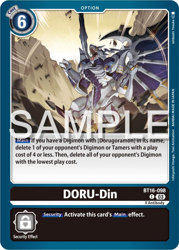 DORU-Din, Beginning Observer BT16-098 C