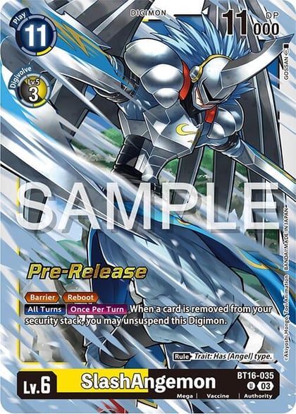 SlashAngemon, Beginning Observer Pre-Release Cards BT16-035 U
