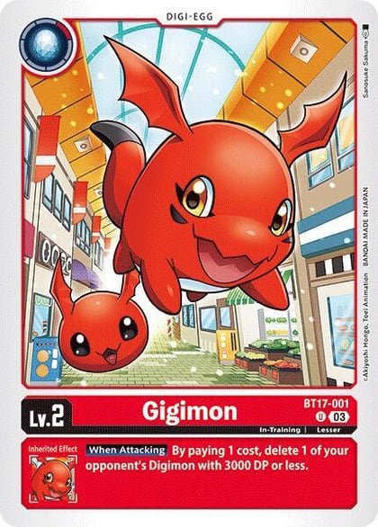 Gigimon, Secret Crisis BT17-001 U