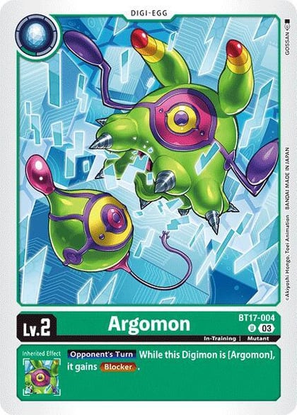 Argomon - BT17-004, Secret Crisis BT17-004 U