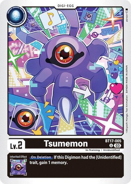 Tsumemon, Secret Crisis BT17-005 U