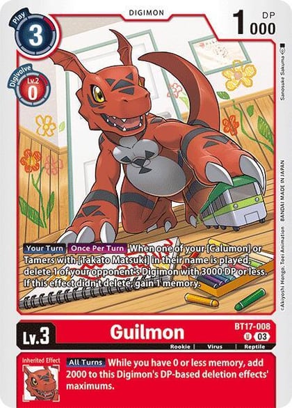 Guilmon, Secret Crisis BT17-008 U