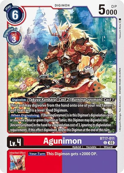 Agunimon, Secret Crisis BT17-011 C