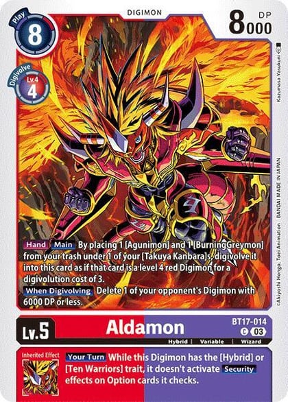 Aldamon, Secret Crisis BT17-014 C