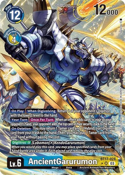 AncientGarurumon (Alternate Art), Secret Crisis BT17-028 SR