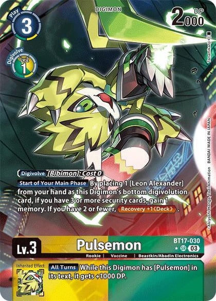 Pulsemon (Alternate Art), Secret Crisis BT17-030 SR