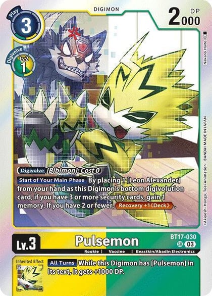 Pulsemon, Secret Crisis BT17-030 SR