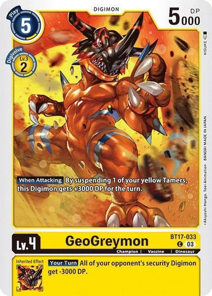 GeoGreymon, Secret Crisis BT17-033 C