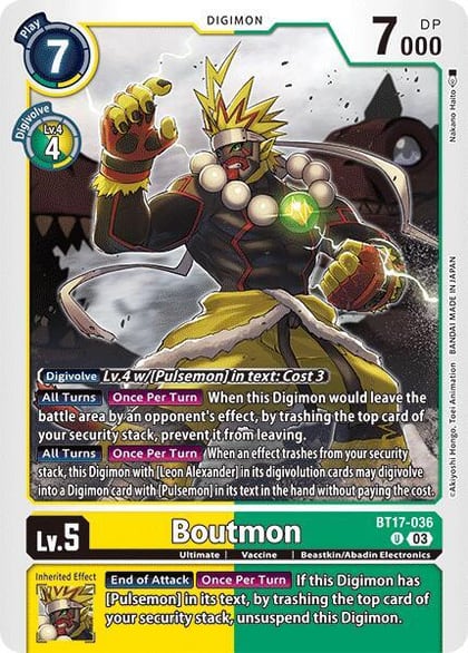 Boutmon, Secret Crisis BT17-036 U