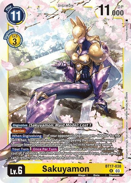 Sakuyamon, Secret Crisis BT17-038 R
