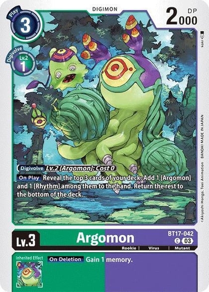 Argomon - BT17-042, Secret Crisis BT17-042 C