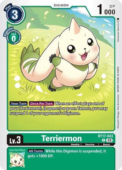 Terriermon, Secret Crisis BT17-043 C