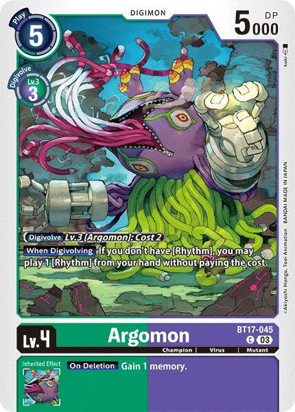 Argomon - BT17-045, Secret Crisis BT17-045 C