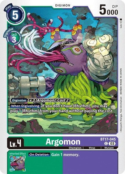 Argomon - BT17-045, Secret Crisis BT17-045 C