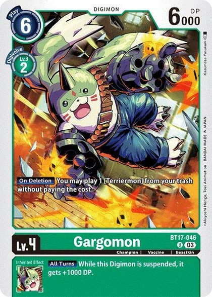 Gargomon, Secret Crisis BT17-046 U