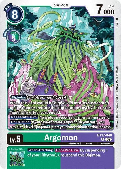 Argomon - BT17-048, Secret Crisis BT17-048 C