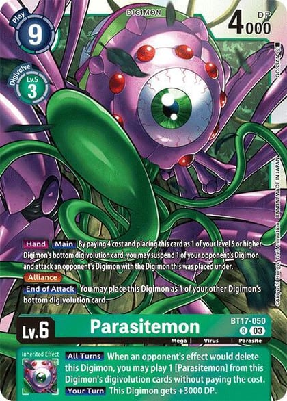 Parasitemon, Secret Crisis BT17-050 R
