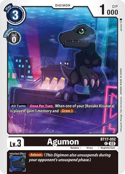 Agumon - BT17-052, Secret Crisis BT17-052 C