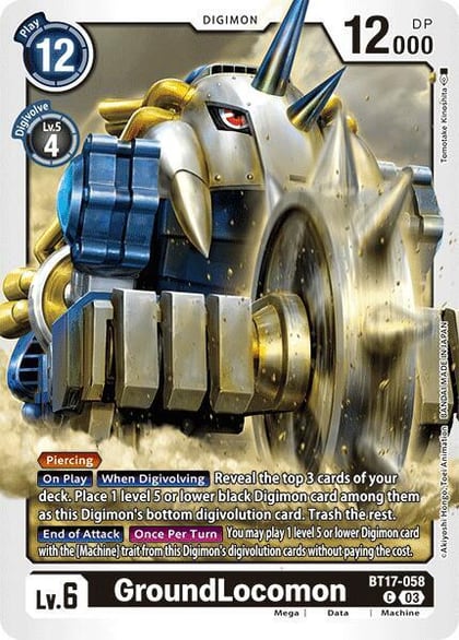 GroundLocomon, Secret Crisis BT17-058 C