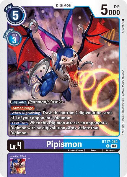 Pipismon, Secret Crisis BT17-064 C