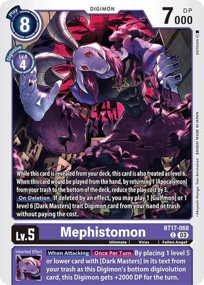 Mephistomon, Secret Crisis BT17-068 C