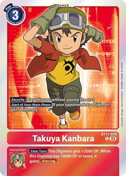 Takuya Kanbara, Secret Crisis BT17-079 R