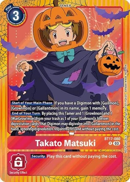 Takato Matsuki (Halloween Event 2024), Secret Crisis BT17-080 R