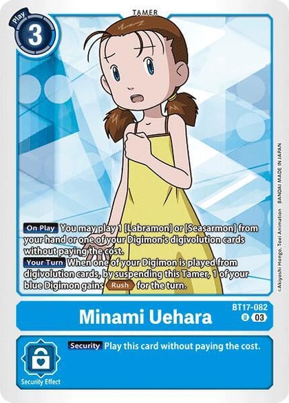 Minami Uehara, Secret Crisis BT17-082 U