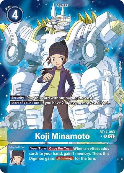 Koji Minamoto (Alternate Art), Secret Crisis BT17-083 R