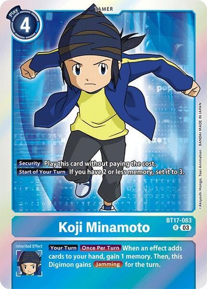 Koji Minamoto, Secret Crisis BT17-083 R