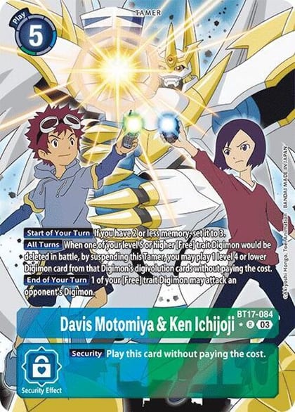 Davis Motomiya & Ken Ichijoji (Alternate Art), Secret Crisis BT17-084 R