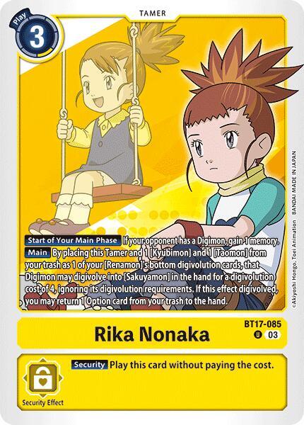 Rika Nonaka, Secret Crisis BT17-085 U