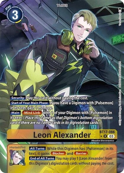 Leon Alexander (Alternate Art), Secret Crisis BT17-086 R