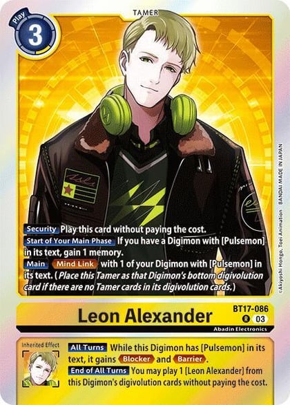 Leon Alexander, Secret Crisis BT17-086 R