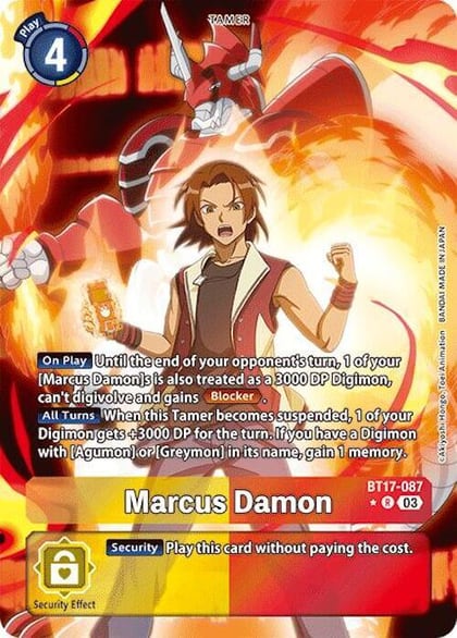 Marcus Damon (Alternate Art), Secret Crisis BT17-087 R