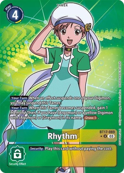 Rhythm (Box Promotion Pack: Secret Crisis), Secret Crisis BT17-089 U