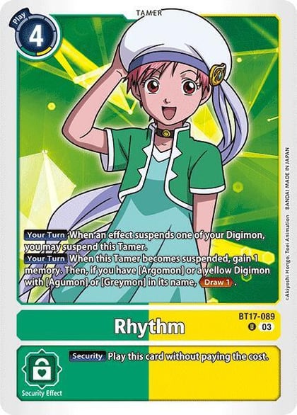 Rhythm, Secret Crisis BT17-089 U
