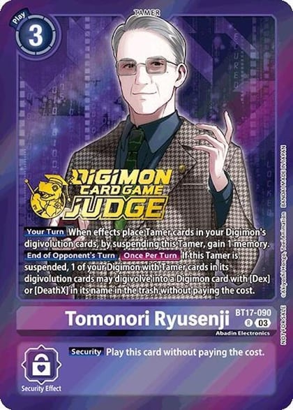 Tomonori Ryusenji (Judge Pack 6), Secret Crisis BT17-090 R