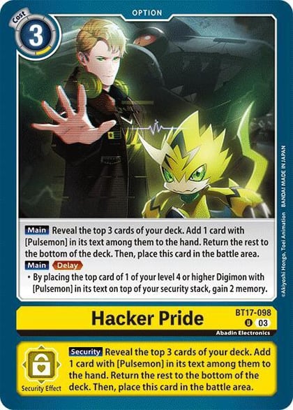 Hacker Pride, Secret Crisis BT17-098 U