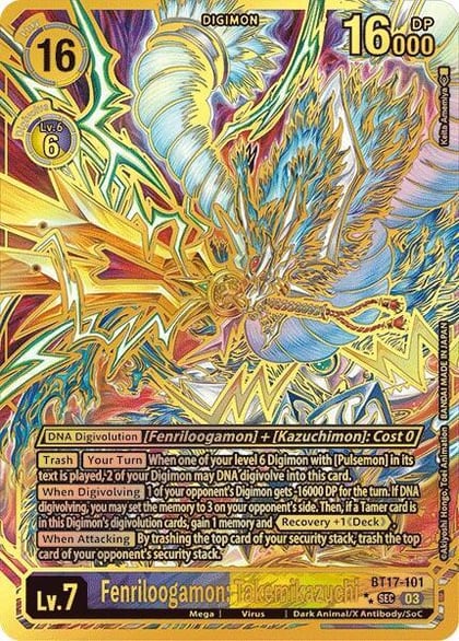 Fenriloogamon: Takemikazuchi (Textured), Secret Crisis BT17-101 SEC