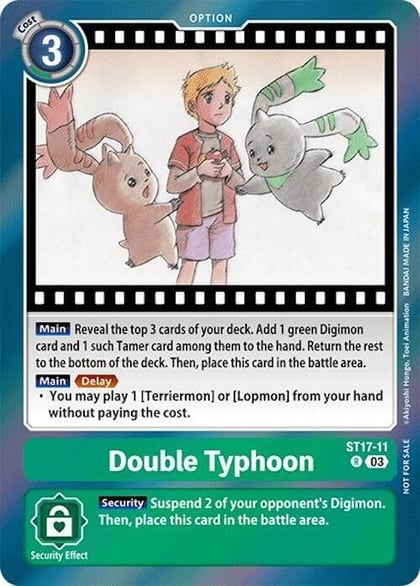 Double Typhoon (Secret Crisis: Movie Memorial Pack), Secret Crisis ST17-11 R