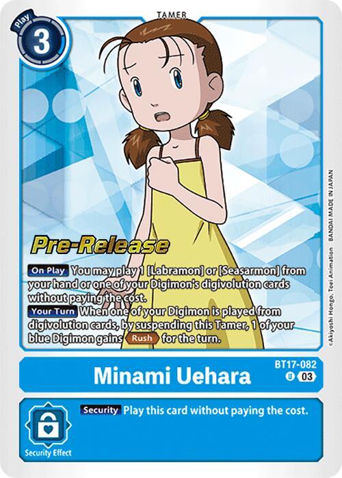 Minami Uehara, Secret Crisis Pre-Release Cards BT17-082 U