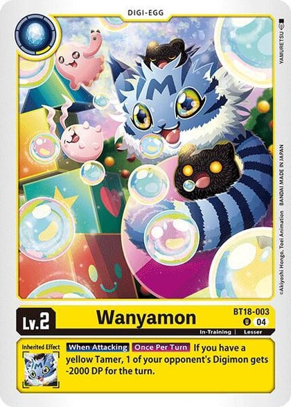 Wanyamon, Release Special Booster 2.0 BT18-003 U