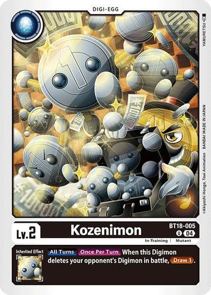 Kozenimon, Release Special Booster 2.0 BT18-005 U