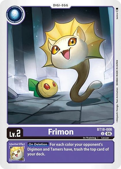 Frimon, Release Special Booster 2.0 BT18-006 U